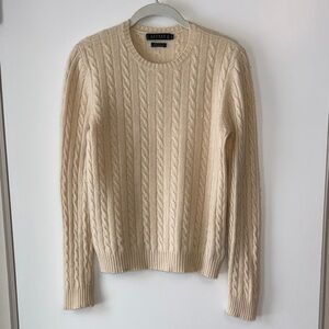 Ralph Lauren cashmere cabled sweater
